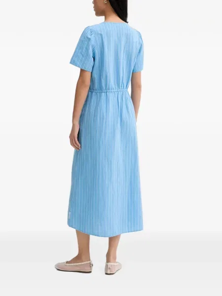 Rochie midi Marc O'polo cu decolteu în V albastru