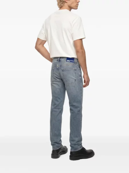 Siaurėjantys siaurėjantys džinsai Karl Lagerfeld Jeans mėlyna