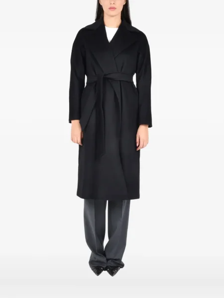 Palton Max Mara din cașmir negru