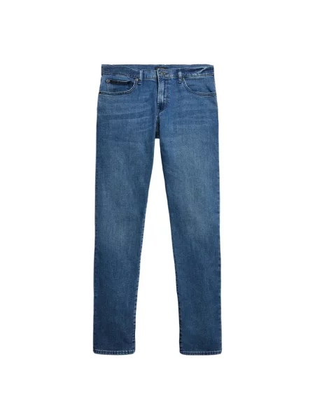Jeansy straight leg Polo Ralph Lauren niebieskie