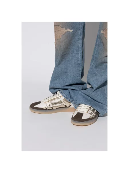 Sneakersy Amiri skórzane brązowe