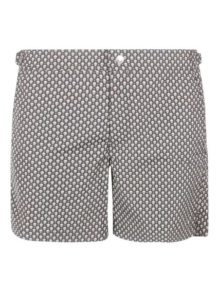 Spodní díl plavek Alexander Mcqueen s potiskem černý