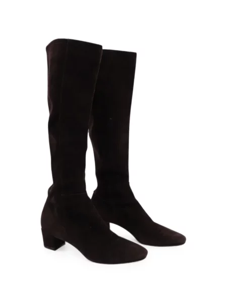 Cizme Gianvito Rossi din piele de căprioară maro