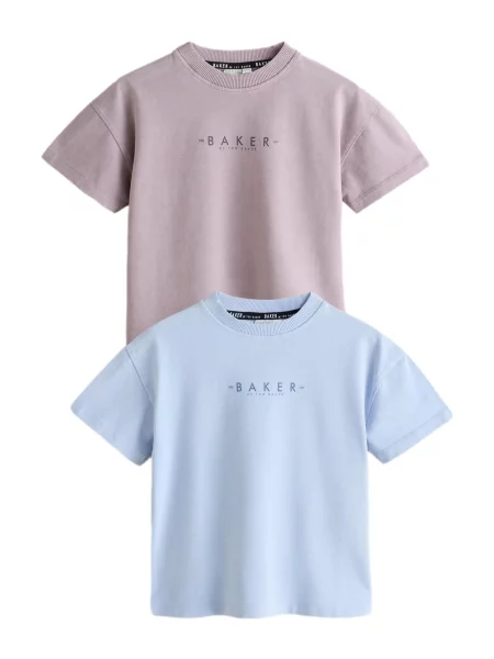 Baker by Ted Baker Tricou deschis / mauve albastru