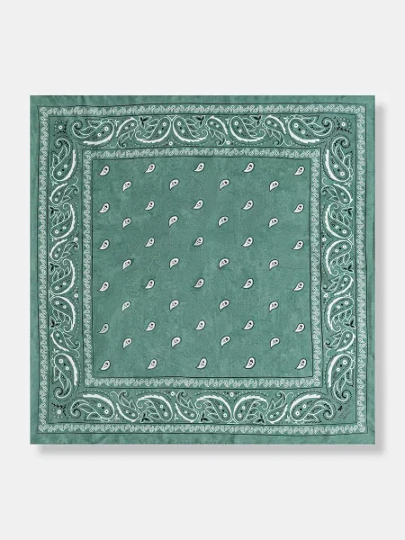 Voiaj fular Weekend Max Mara de mătase verde