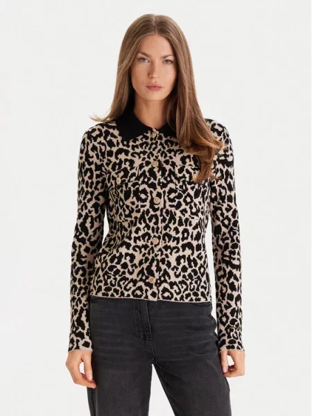 Morgan Pletena jopica bež