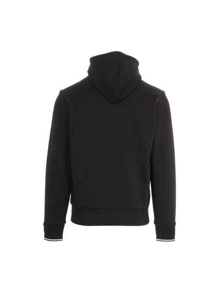 Bluza FRED PERRY Hooded Zip Through Sweatshirt Black S czarna