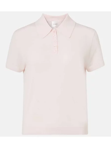 Top Leset wełniany różowy