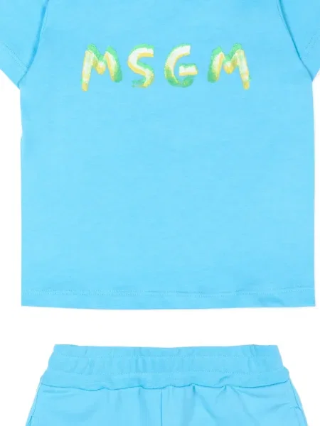 Koszulka dziecięca Msgm niebieska