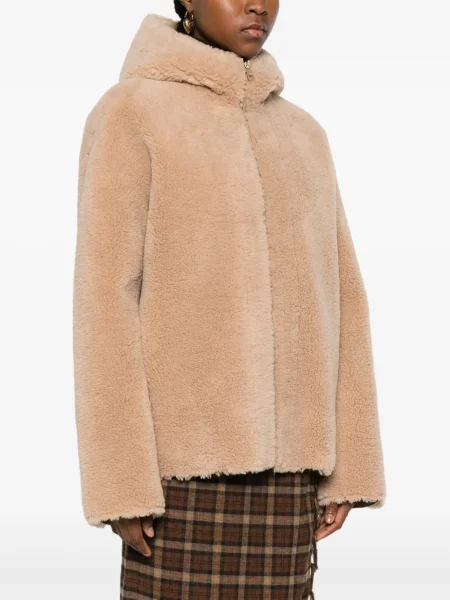 Geacă Maje cu glugă maro