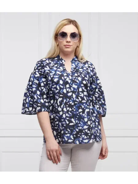 Persona by Marina Rinaldi Cămașă FINIRE Plus size | | cu adaos de in