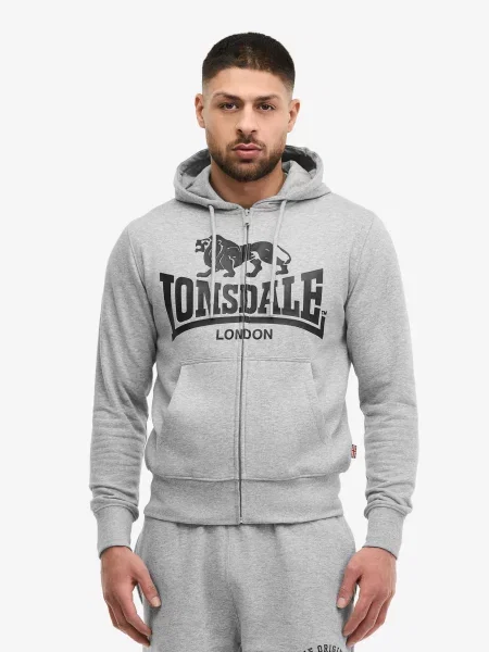 Спортивна кофта Lonsdale KRAFTY сірий