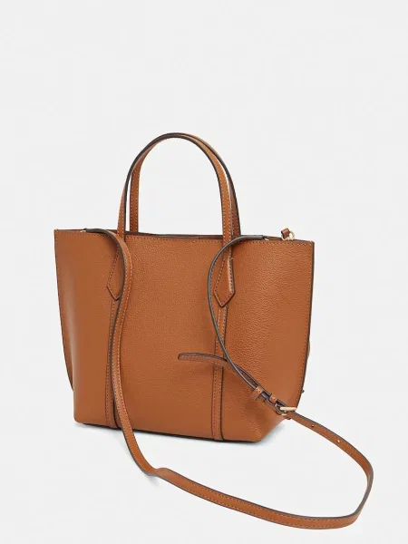 Tory Burch bőr táska Perry barna