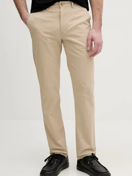 Tommy Hilfiger chino hlače iz bombaža z elastanom bež