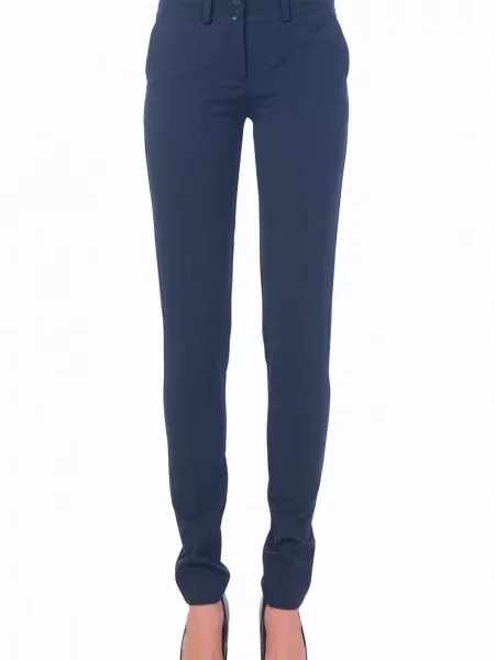 Штани повсякденні LadyLike бавовна/поліестер синій