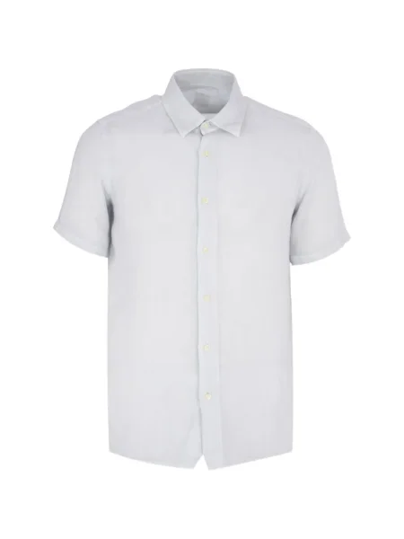 Риза 120% Lino синьо