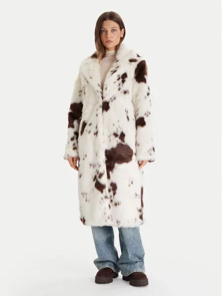 Vero Moda Шуба Crystal бежевий