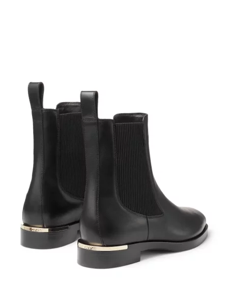 Cizme scurte Jimmy Choo din piele negru