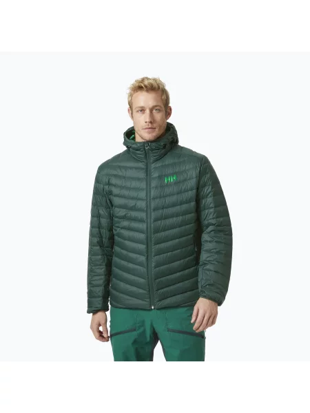 Helly Hansen péřová bunda Verglas Hooded Down Insulator zelená
