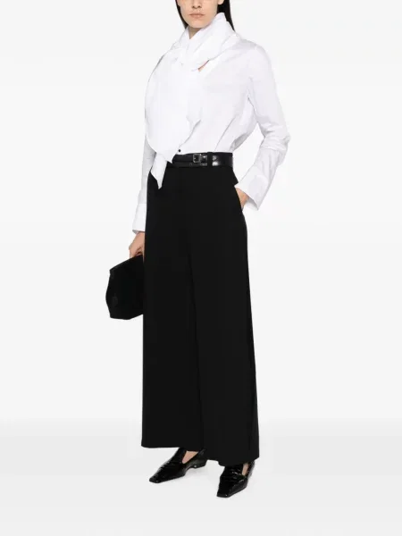 Pantaloni palazzo Giorgio Armani negru