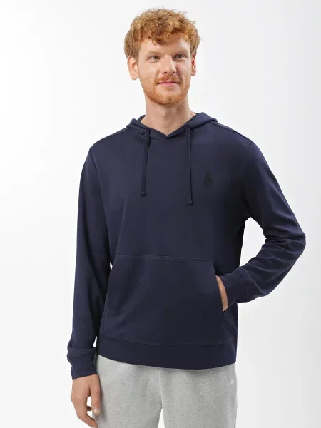 Худі Skechers GO KNIT Pique бавовна/поліестер синій