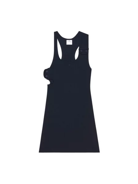 Sukienka mini Courreges niebieska