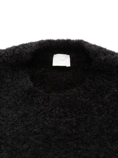 Lung bouclé pulover Ct Plage negru
