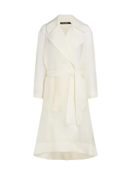 Karl Lagerfeld Palton de primăvară-toamnă Organza alb bej