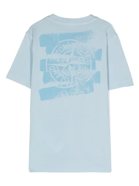Dětské tričko Stone Island modré