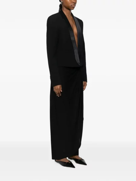 Decupat geacă Tom Ford cu rever negru