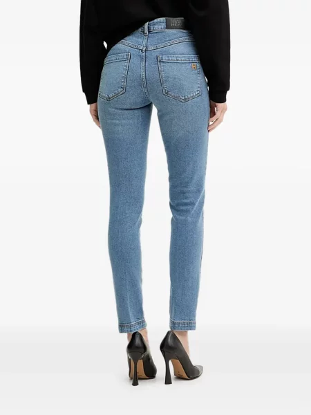Слаб дънки skinny fit Silvian Heach синьо