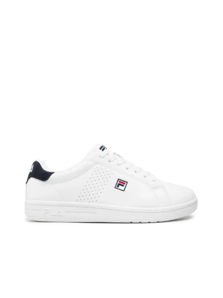 Sneakersy Fila klasyczne wiązane białe