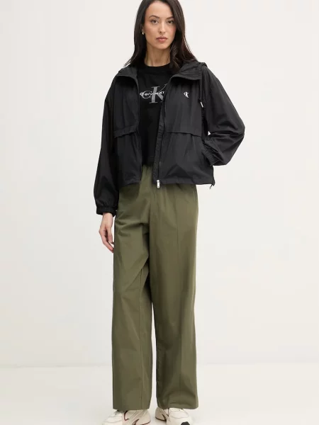 Calvin Klein Jeans prehodna jakna črna