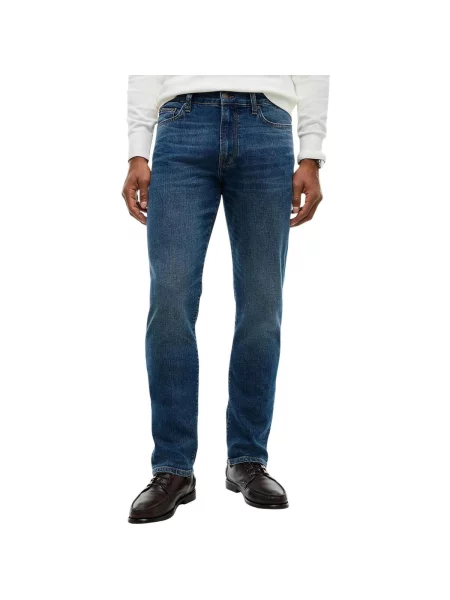 Blugi drepți Tommy Hilfiger Denton albastru