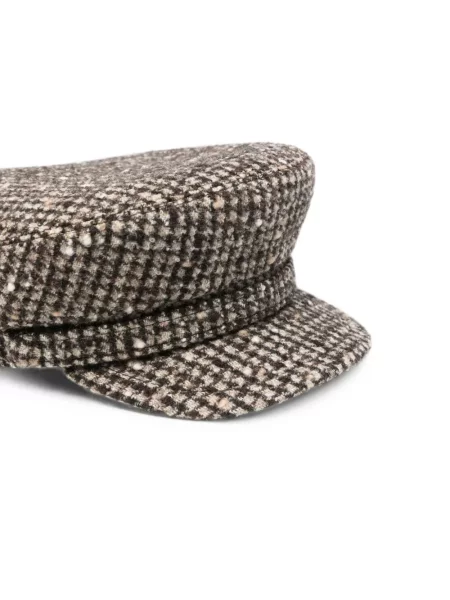Czapka dziecięca Borsalino brązowa