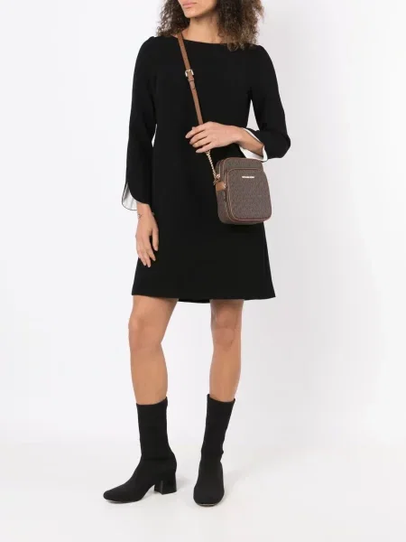 Geanta crossbody Michael Michael Kors maro
