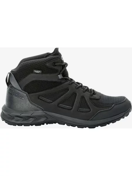 Buty trekkingowe Jack Wolfskin Woodland 2 Texapore Mid zielone 42 czarne