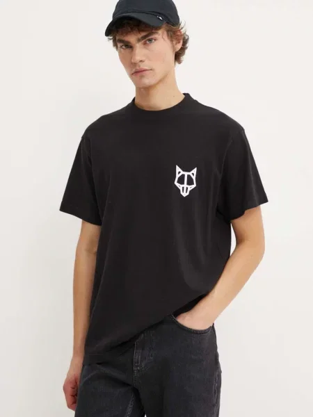 Tričko Naked Wolfe s potiskem classic.tee černá