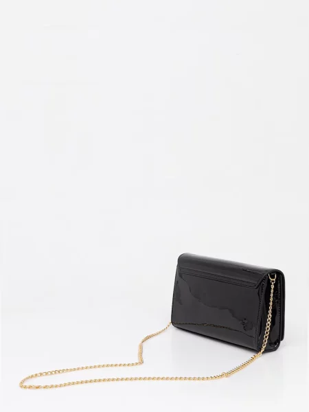 Love Moschino torebka z imitacji skóry czarna
