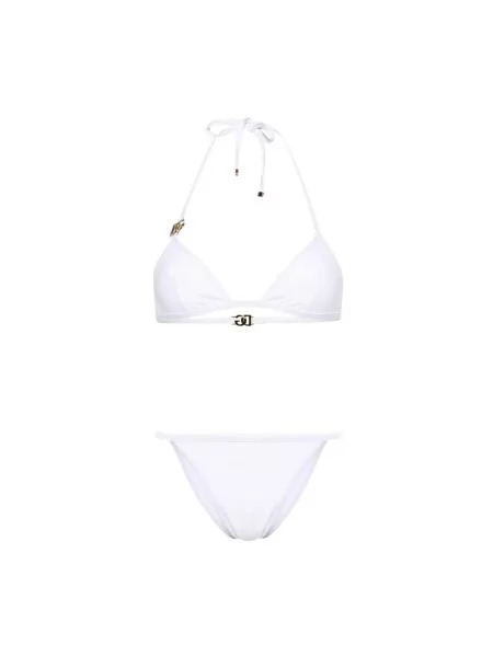 Bikini Dolce And Gabbana na sprzączkę biały