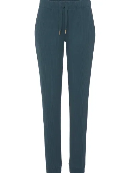S.Oliver Pantaloni petrol verde