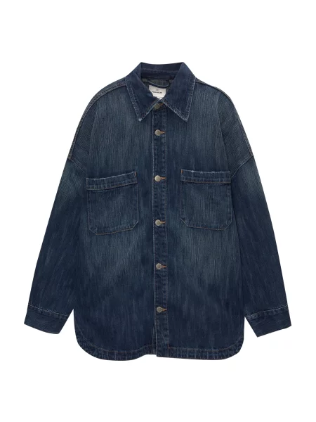Pull&Bear Bluză închis albastru