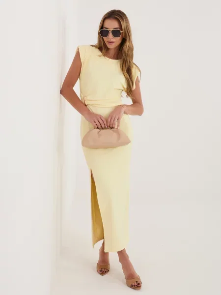 Sukienka midi Rue Paris w kratę