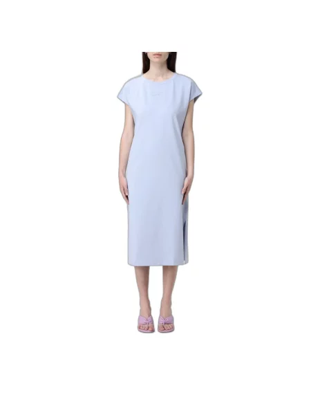 Sukienka koszulowa Emporio Armani Ea7 niebieska