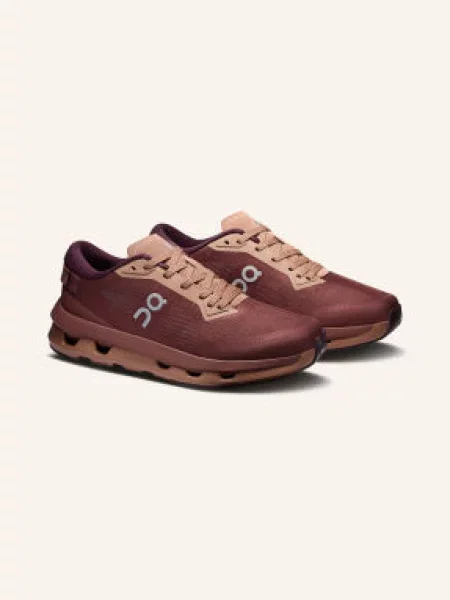 On Sneakersy Cloudzone tmavě / světle hnědá / tmavě fialová červená