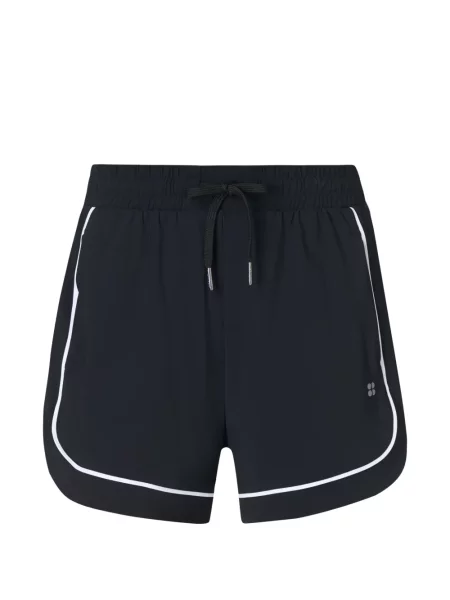 Pantaloni scurți Sweaty Betty cu cordon negru