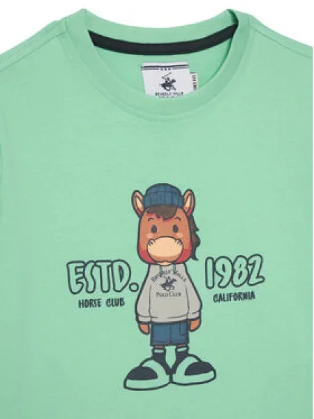 Beverly Hills Polo Club Póló Regular Fit zöld