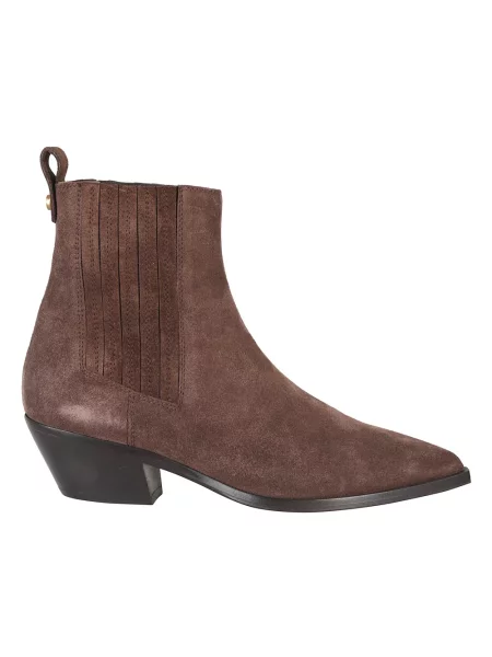 Buty do kostki Roberto Festa skórzane brązowe
