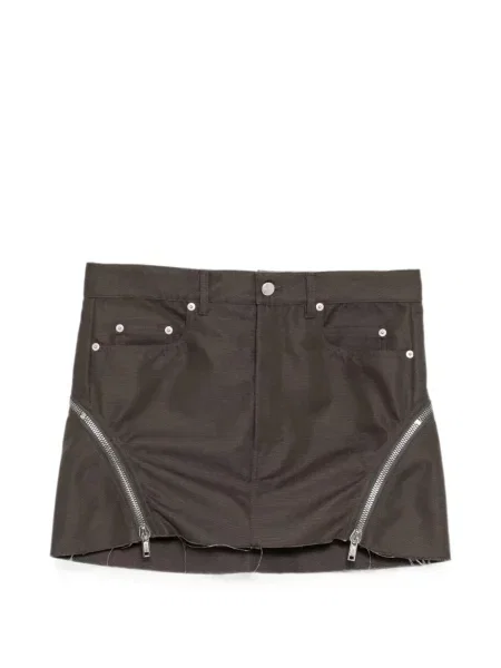Fusta mini Rick Owens gri