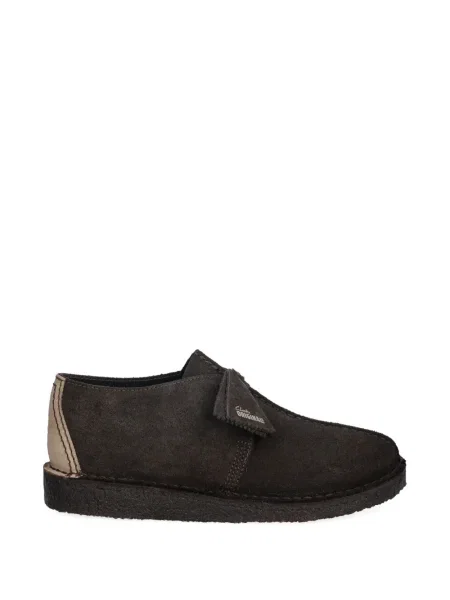 Pantofi derby Clarks Originals cu autograf maro
